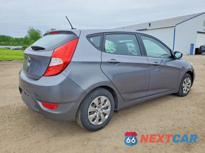 Trzecie zdjęcie samochodu z tyłu: 2017 HYUNDAI ACCENT SE VIN:KMHCT5AE8HU335664 - miniatura