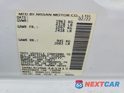 Zdjęcie 13 z 13 samochodu: 2022 NISSAN ALTIMA SR VIN:1N4BL4CV9NN345915 - miniatura