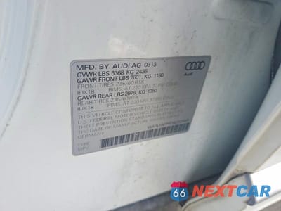 Zdjęcie 12 z 12 samochodu: 2013 AUDI Q5 PREMIUM PLUS VIN:WA1LFAFP4DA082489 - miniatura