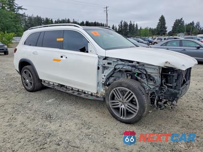 Czwarte zdjęcie samochodu z boku: 2020 MERCEDES-BENZ GLS 450 4MATIC VIN:4JGFF5KE8LA123747 - miniatura
