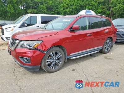2018 NISSAN PATHFINDER PLATINUM 5N1DR2MN3JC637971 - główne zdjęcie licytacji z USA - miniatura