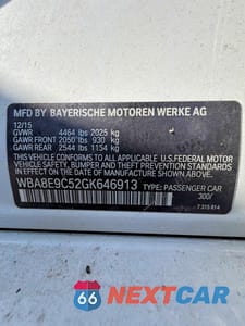 Zdjęcie 10 z 10 samochodu: 2016 BMW 328 I SULEV VIN:WBA8E9C52GK646913 - miniatura