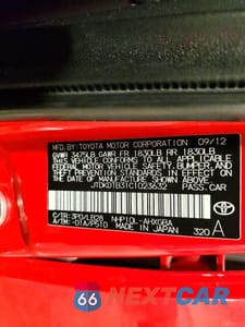 Zdjęcie 12 z 12 samochodu: 2012 TOYOTA PRIUS C FOUR VIN:JTDKDTB31C1023632 - miniatura