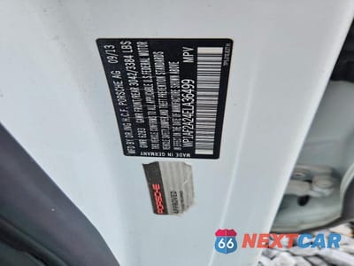 Zdjęcie 13 z 13 samochodu: 2014 PORSCHE CAYENNE VIN:WP1AF2A24ELA36499 - miniatura