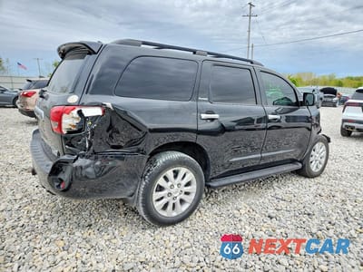 Trzecie zdjęcie samochodu z tyłu: 2015 TOYOTA SEQUOIA PLATINUM VIN:5TDDY5G12FS113041 - miniatura