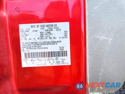 Zdjęcie 12 z 12 samochodu: 2007 FORD F150 SUPERCREW VIN:1FTPW14V17KC31674 - miniatura