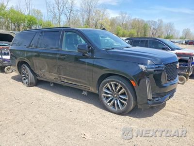 Czwarte zdjęcie samochodu z boku: 2021 CADILLAC ESCALADE ESV SPORT PLATINUM VIN:1GYS4RKL7MR241736 - miniatura