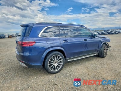Trzecie zdjęcie samochodu z tyłu: 2025 MERCEDES-BENZ GLS 450 4MATIC VIN:4JGFF5KE8SB494674 - miniatura