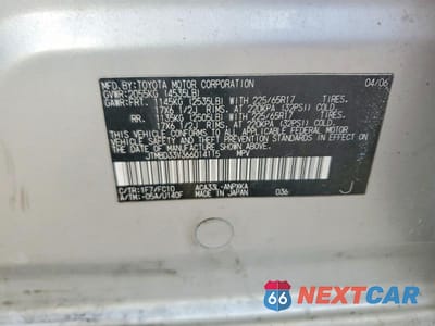 Zdjęcie 13 z 13 samochodu: 2006 TOYOTA RAV4 BASE VIN:JTMBD33V366014115 - miniatura