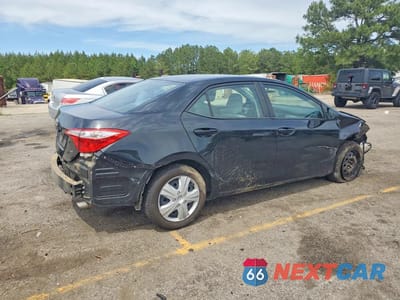 Trzecie zdjęcie samochodu z tyłu: 2016 TOYOTA COROLLA LE VIN:2T1BURHE1GC611320 - miniatura