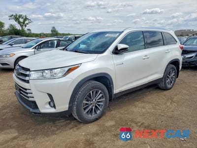 2019 TOYOTA HIGHLANDER HYBRID XLE 5TDJGRFH9KS061915 - główne zdjęcie licytacji z USA - miniatura