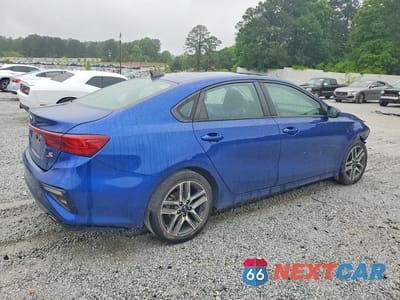 Trzecie zdjęcie samochodu z tyłu: 2019 KIA FORTE S VIN:3KPF34AD3KE104079 - miniatura