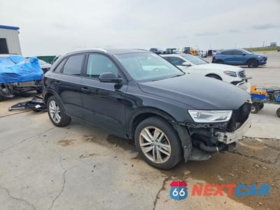Czwarte zdjęcie samochodu z boku: 2017 AUDI Q3 PREMIUM VIN:WA1BCCFSXHR011311 - miniatura
