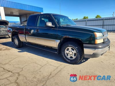 Czwarte zdjęcie samochodu z boku: 2003 CHEVROLET SILVERADO K1500 VIN:1GCEK19T63Z144915 - miniatura