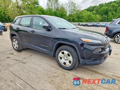 Czwarte zdjęcie samochodu z boku: 2016 JEEP CHEROKEE SPORT VIN:1C4PJMAB3GW180925 - miniatura