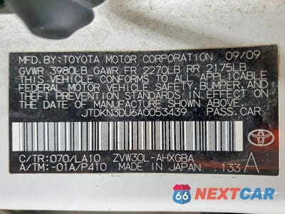 Zdjęcie 13 z 13 samochodu: 2010 TOYOTA PRIUS IV VIN:JTDKN3DU6A0053439 - miniatura
