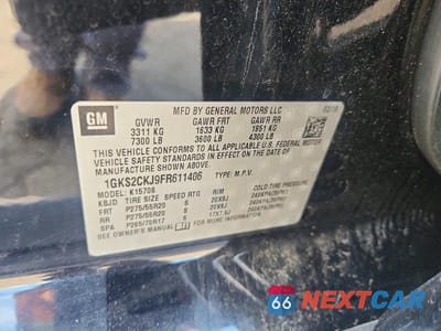 Zdjęcie 13 z 13 samochodu: 2015 GMC YUKON DENALI VIN:1GKS2CKJ9FR611406 - miniatura