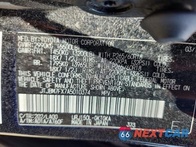 Zdjęcie 12 z 12 samochodu: 2010 LEXUS GX 460 VIN:JTJBM7FX7A5010374 - miniatura