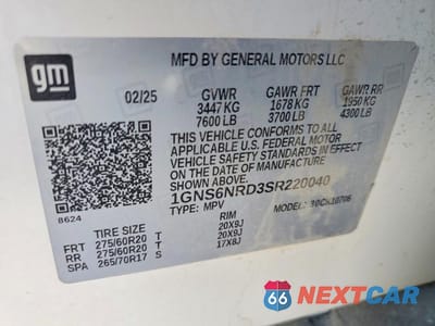 Zdjęcie 13 z 13 samochodu: 2025 CHEVROLET TAHOE K1500 LT VIN:1GNS6NRD3SR220040 - miniatura