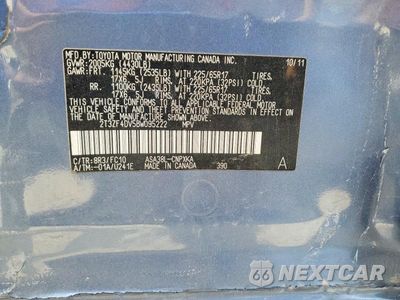 Zdjęcie 13 z 13 samochodu: 2011 TOYOTA RAV4 BASE VIN:2T3ZF4DV5BW095222 - miniatura