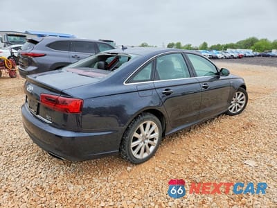 Trzecie zdjęcie samochodu z tyłu: 2016 AUDI A6 PREMIUM PLUS VIN:WAUFGAFCXGN005262 - miniatura
