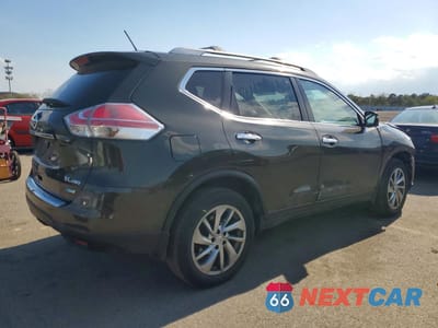 Trzecie zdjęcie samochodu z tyłu: 2014 NISSAN ROGUE SL VIN:5N1AT2MV9EC795757 - miniatura