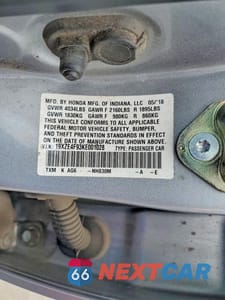 Zdjęcie 13 z 13 samochodu: 2019 HONDA INSIGHT TOURING VIN:19XZE4F93KE001028 - miniatura