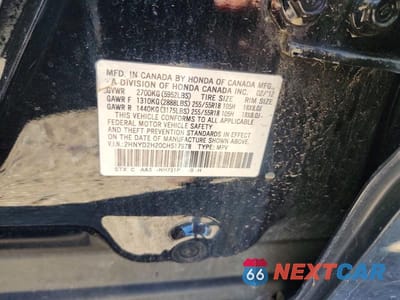 Zdjęcie 13 z 13 samochodu: 2012 ACURA MDX VIN:2HNYD2H20CH517978 - miniatura