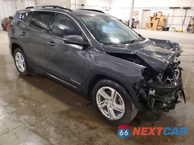 Czwarte zdjęcie samochodu z boku: 2018 GMC TERRAIN SLE VIN:3GKALMEX7JL123716 - miniatura