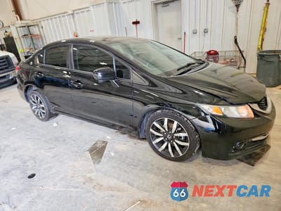 Czwarte zdjęcie samochodu z boku: 2014 HONDA CIVIC VIN:19XFB2F91EE075293 - miniatura