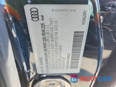 Zdjęcie 12 z 12 samochodu: 2016 AUDI A3 PREMIUM VIN:WAUA7HFF4G1050623 - miniatura