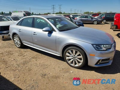 Czwarte zdjęcie samochodu z boku: 2018 AUDI A4 PREMIUM VIN:WAUKMAF40JA148235 - miniatura