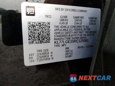 Zdjęcie 13 z 13 samochodu: 2024 CHEVROLET TRAX 1RS VIN:KL77LGE25RC125061 - miniatura