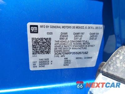 Zdjęcie 13 z 13 samochodu: 2025 CHEVROLET EQUINOX LT VIN:3GN7DNRP3SS207162 - miniatura