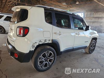 Trzecie zdjęcie samochodu z tyłu: 2016 JEEP RENEGADE LIMITED VIN:ZACCJBDT9GPD02661 - miniatura