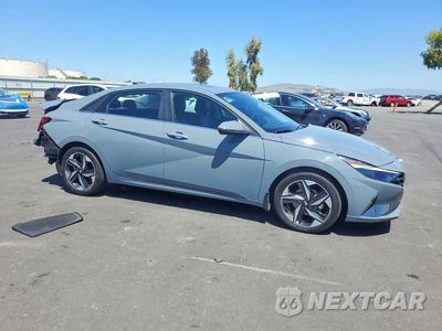 Czwarte zdjęcie samochodu z boku: 2022 HYUNDAI ELANTRA SEL VIN:KMHLN4AG1NU317086 - miniatura
