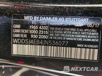 Zdjęcie 12 z 12 samochodu: 2018 MERCEDES-BENZ CLA 250 VIN:WDDSJ4EB4JN536077 - miniatura