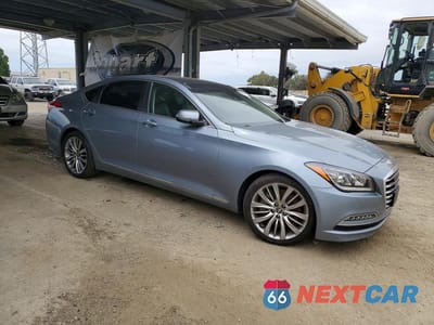 Czwarte zdjęcie samochodu z boku: 2017 GENESIS G80 ULTIMATE VIN:KMHGN4JF5HU181266 - miniatura