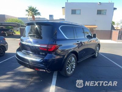 Czwarte zdjęcie samochodu z boku: 2019 INFINITI QX80 LUXE VIN:JN8AZ2NF8K9685855 - miniatura