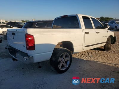 Trzecie zdjęcie samochodu z tyłu: 2007 DODGE RAM 1500 ST VIN:1D7HA18P47S251471 - miniatura
