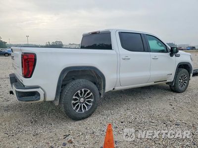 Trzecie zdjęcie samochodu z tyłu: 2021 GMC SIERRA K1500 AT4 VIN:3GTP9EEL5MG104439 - miniatura