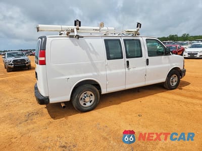 Trzecie zdjęcie samochodu z tyłu: 2013 CHEVROLET EXPRESS G2500 VIN:1GCWGFCA3D1903322 - miniatura