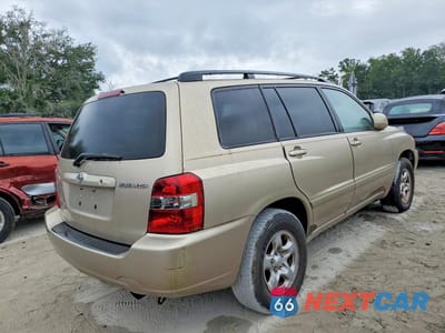 Trzecie zdjęcie samochodu z tyłu: 2004 TOYOTA HIGHLANDER BASE VIN:JTEGD21A740086690 - miniatura
