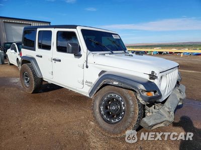 Czwarte zdjęcie samochodu z boku: 2018 JEEP WRANGLER UNLIMITED SPORT VIN:1C4HJXDN7JW300146 - miniatura