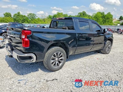Trzecie zdjęcie samochodu z tyłu: 2020 CHEVROLET SILVERADO K1500 LT VIN:3GCUYDED6LG409617 - miniatura