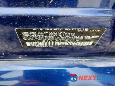 Zdjęcie 12 z 12 samochodu: 2015 SUBARU WRX VIN:JF1VA1A64F9829708 - miniatura