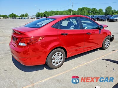 Trzecie zdjęcie samochodu z tyłu: 2012 HYUNDAI ACCENT GLS VIN:KMHCT4AE1CU072789 - miniatura