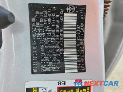 Zdjęcie 13 z 13 samochodu: 2010 TOYOTA COROLLA LE VIN:2T1BU4EE2AC501200 - miniatura