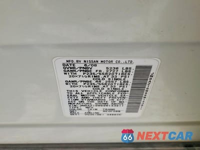 Zdjęcie 13 z 13 samochodu: 2009 NISSAN MURANO S VIN:JN8AZ18W99W143911 - miniatura