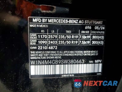 Zdjęcie 13 z 13 samochodu: 2025 MERCEDES-BENZ GLB 250 VIN:W1N4M4GB9SW380663 - miniatura